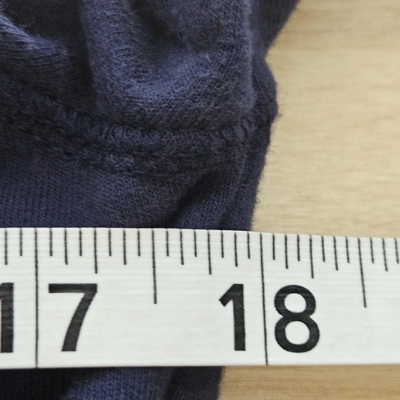 Lilly Pulitzer Medium Women Navy Blue Cotton Stretch Knit Gold Buttons - Picture 8 of 12